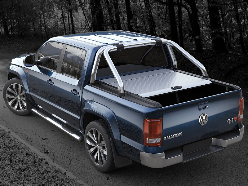 Telemacos lørdag Ren Roll Cover - Mountain top - Silver - Compatible with OE Styling bar - VW  Amarok (2010+) - Padiss Horvat
